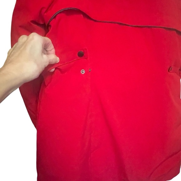 Performance Glacial Terrain Gear Red LONG Parka by Alpinetek-Size 2X Down Filled - Picture 7 of 16